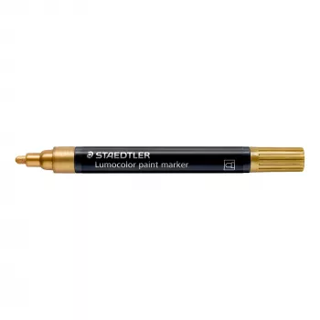 STAEDTLER Lumocolor Acrylic Paint Marker Gold 2.4mm Round Tip 349-11