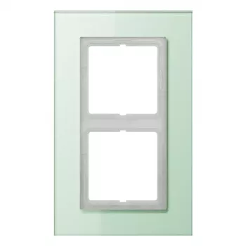 JUNG LSP 982 GLAS glasramme 2-fag, LS PLUS, 115 x 186 x 11 mm