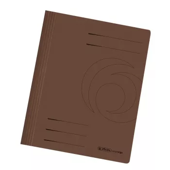 10 herlitz hæfteordner pap brun DIN A4 10900223