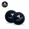 TALBOT torro squashbold, sort/rød, medium, 2-pak blister med rød prik 251105