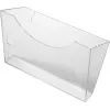 HELIT H6103008 Wall Mount Bracket for Brochure Holders, Grey-Transparent