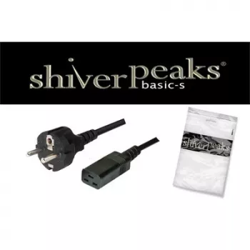 SHIVERPEAKS Basic strømkabel Schuko til IEC C19, 3 m, 16 A, sort BS60015-S