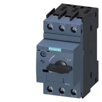 Siemens SIRIUS 3RV2 effektkontakt til transformatorbeskyttelse 4,5-6,3A, 3-polet, skrueklemmer, 690V AC 3RV24111GA10
