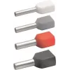 Klauke 87313 dobbelt-enderør 2 x 0,75 mm² grå