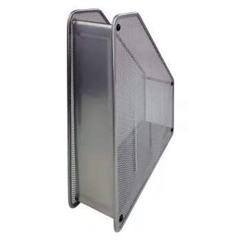 HELIT H2518000 Mesh-bladholder DIN A4 trådmetal sølv pulverlakeret, 1 stk