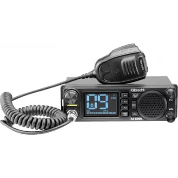 Midland Albrecht AE6390 CB-radio 12/24V 4W AM/FM VOX DIN-indbygning med 2,4