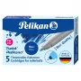 Pelikan rollerball-blækpatroner 5-pak blå (824705)