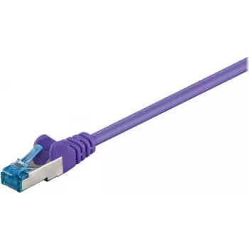 Wentronic Goobay CAT 6a S/FTP patchkabel, RJ45, violet, 3 m, LSZH, kobber 93789