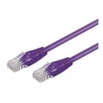 Wentronic 7m CAT5e UTP netværkspatchkabel, RJ45 han til han, forgyldte kontakter, violet 95246