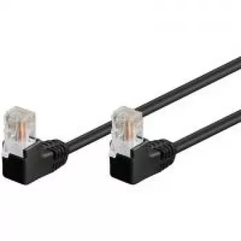 Wentronic 96086 Cat5e U/UTP RJ45 patchkabel, sort