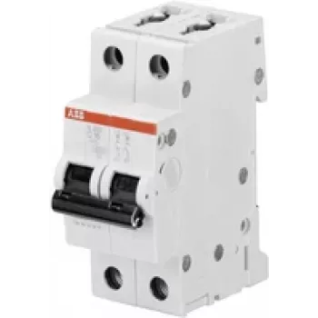 ABB S200 2P C20 ledningsbeskyttelsesafbryder 20A 6kA 2CDS252001R0204