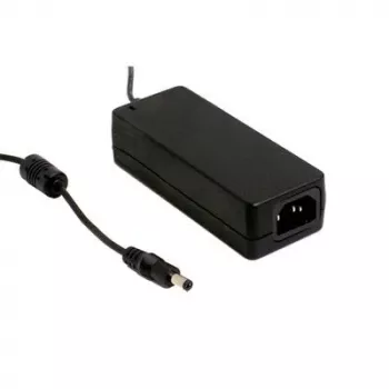 MEAN WELL GST60A48-P1J 60W 48V AC/DC desktop-strømforsyning med 2,1x5,5mm DC-stik