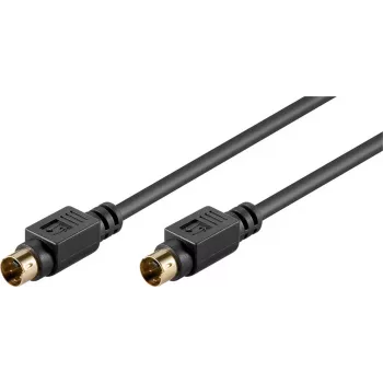 Wentronic AVK 157-500 S-Video-kabel 5,0 m sort stik til stik 50059