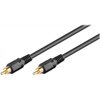 Wentronic AVK 238-1500 RCA-kabel 15 m sort stik til stik 50338
