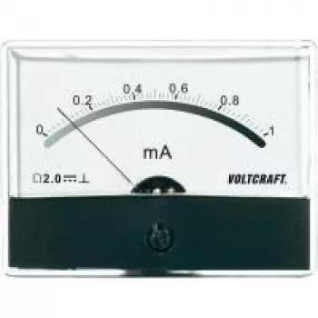 Voltcraft AM-86X65/1MA Panel Meter DC Current 0-1 mA Moving Coil