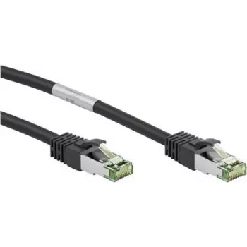 Wentronic Goobay CAT 8.1 patchkabel, S/FTP (PiMF), sort, 20 m, LSZH, kobber AWG 24 66728