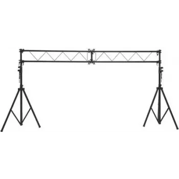 Eurolite Show Stand III traverssystem med trefodsstativer, 50 kg belastning, 300 cm bredde, sort 59007030