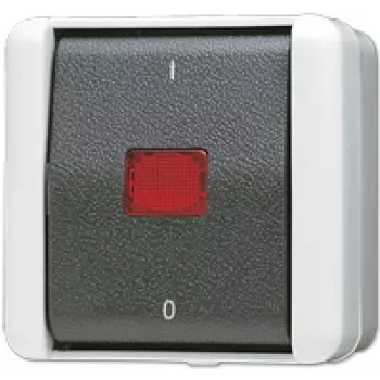 Jung 803KOW 3-polet kontakt sort