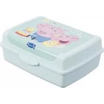 keeeper carla midi Peppa Pig madkasse, 1,0 L, aquamarin Deco-Click-boks 1070562433600
