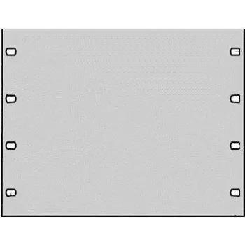 SCHROFF 19 inch blindplade 2U RAL 7035 lysegrå (30118-301)