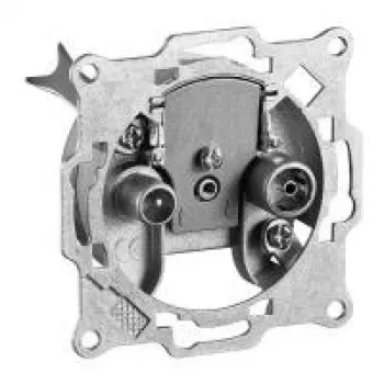 Wentronic Goobay 2-huls antenne-gennemgangsdåse - 10 dB gennemgangsdæmpning (67044)
