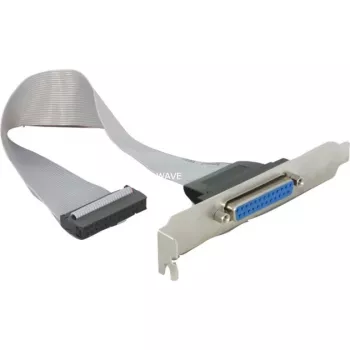 Delock slotblænde 1 x parallelport DB25-bøsning til 26-pin IDC - 25 cm 84300