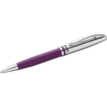 Pelikan Jazz Classic kuglepen, violet metal, drejemekanisme, blåt blæk, medium 300013899