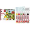 Marabu KiDS Window Color sæt Farm, 6 x 25 ml aftagelig vinduesfarve, vandbaseret, aftagelig, 1 sæt (0306000000006)