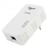 ALLNET ALL1681203-CH Powerline 1200 Mbps Gigabit PoE+ bridge med integreret stikkontakt