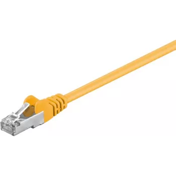 Wentronic Goobay CAT 5e patchkabel, F/UTP, gul, 7,5 m - CCA kobber-aluminium (50169)