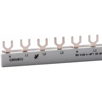 DOEPKE 4-faset gaffelsamleskinne 120A 12TE EV-SG4.12.120L 09920125