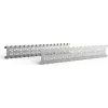 SCHROFF 23130084 19 inch rackmonteringssæt - stål, forzinket, 2 beslag, 4 skruer M4x10, 4 møtrikker M4, 4 spændskiver, 4 plastskiver
