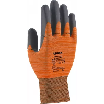 Uvex phynomic C3 snitsikre handsker størrelse 10 grå/orange 6005410