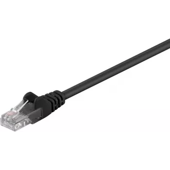 Wentronic Goobay CAT 5e patchkabel, U/UTP, sort, 5 m - CCA kobberbelagt aluminium (68651)