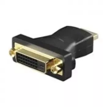 Wentronic Goobay HDMI til DVI-D adapter, HDMI stik til DVI-D hunstik, forgyldt, sort, 2560x1600 68930