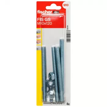 Fischer FIS GS M10 x 120 K NV gevindanker 120 mm, forzinket stål, 1 stk 503791