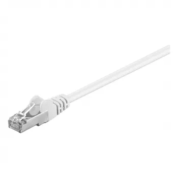Wentronic Goobay CAT 5e F/UTP patchkabel, 0,5 m, hvid
