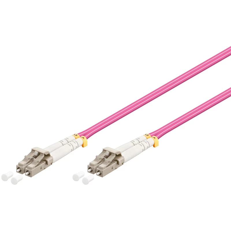 Wentronic 95938 fiber-patchkabel LC til LC multimode, pink