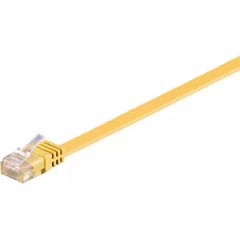 Wentronic RJ45 CAT6 0,5m patchkabel, U/UTP, gul 96396