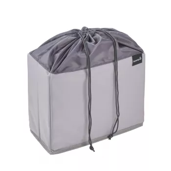 keeeper neo frugt- og grøntsagspose, 13 liter, grafit, snørepose, pladsbesparende 1429582600000