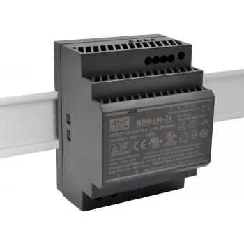 EXSYS EX-6974 DIN-skinne-strømforsyning 100-240V AC til 24V DC 92W