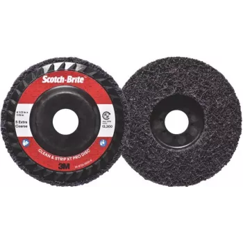 3M Scotch-Brite XT-RD Pro grov rengøringsskive 115x22mm M14 siliciumkarbid 7100192330