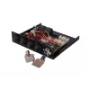 EXSYS EX-3466-2 SATA III 4-port-switch - 1-til-4 HDD/SSD-skifter, 6Gbps, hot-swap, Marvell-chipsæt
