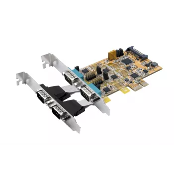 EXSYS EX-45034 PCIe 4-port seriel RS-232/422/485-kort (FTDI)