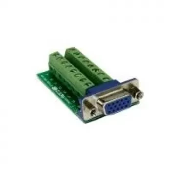 EXSYS EX-49020 VGA 16-pin kabeladapter grøn - sølv