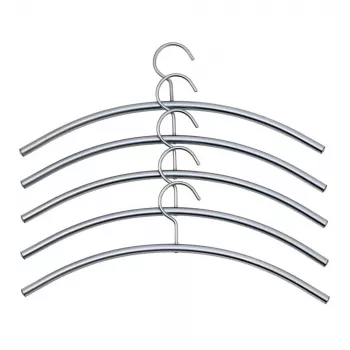 KERKMANN bøjle af stål, aluminium sølv, 10 mm tyk, 460 mm lang, buet, 5 stk. (6219)
