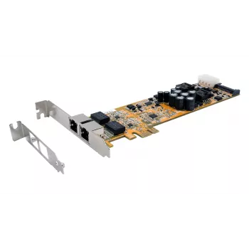 EXSYS EX-6072POE-2 dual Gigabit Ethernet PCIe-kort med PoE, low profile