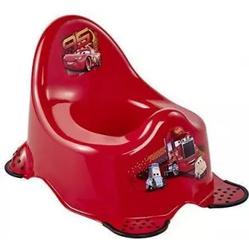 keeeper kids Baby Potty Adam Cars, Cherry Red with Print, Non-Slip Rubberized Feet, 1 Piece 1867040117100