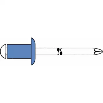 GESIPA blindnitte stål/stål 4x8mm fladrundt hoved klemområde 2,5-4,5mm (6310443)