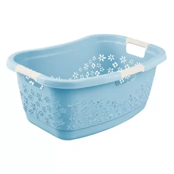 keeeper Lasse ergonomisk nyreformet vaskekurv, Nordic Blue, 40 L, Soft-Grip-greb, 1 stk. 1078268000000